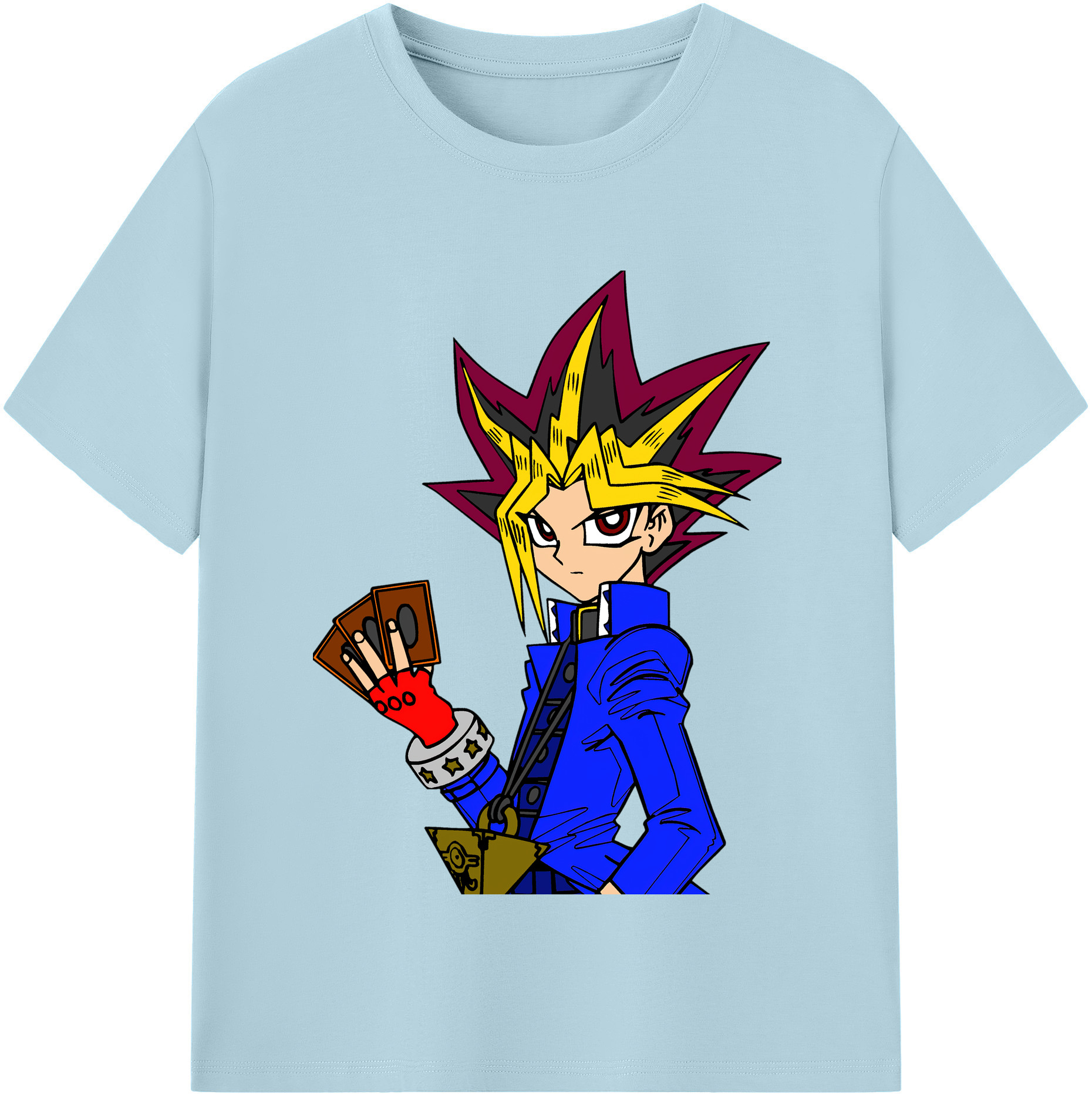 （画像用） 遊☆戯☆王 Yu-Gi-Oh! 綿100％半袖Tシャツ（フロントプリント）